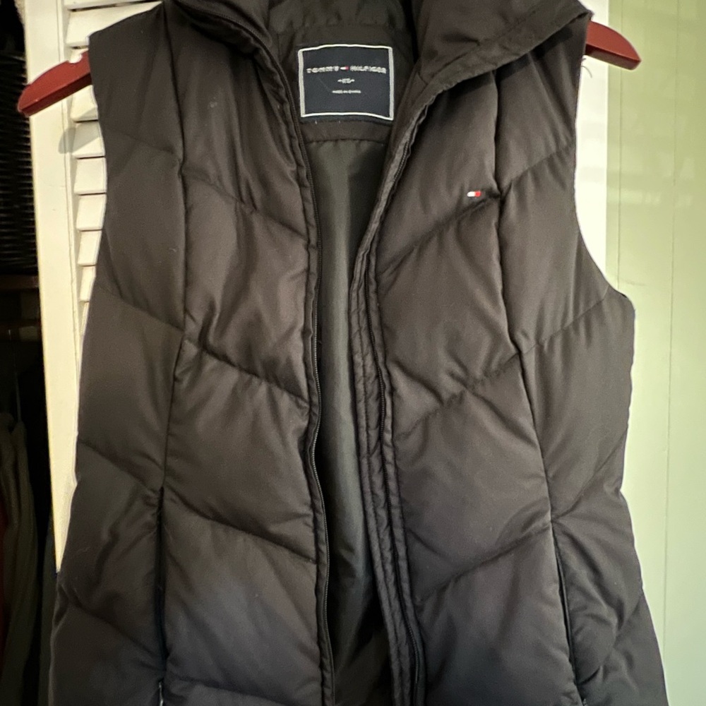 Tommy Hilfiger Black Quilted Vest